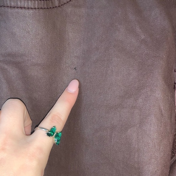 Pilcro and the Letterpress Wax High Rise Lace Up Ankle Jeans Size 26 - Picture 10 of 10